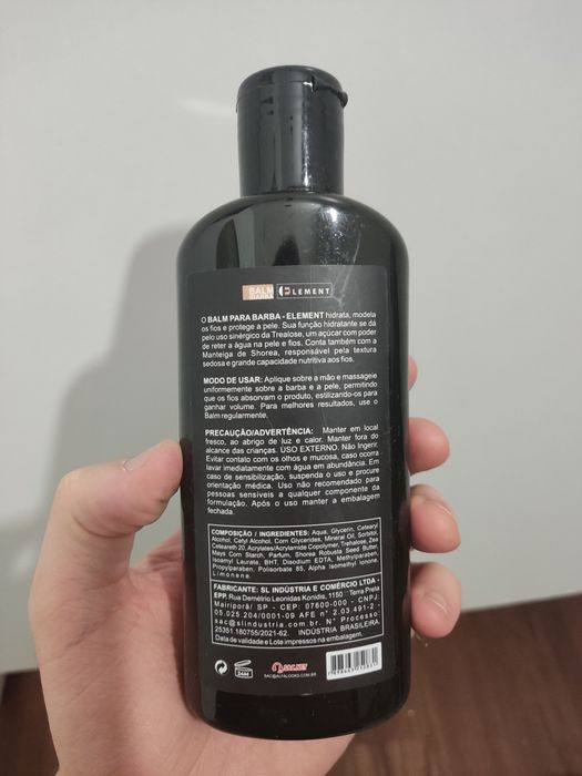 Shampoo e balm para barba