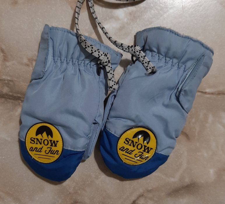 Варежки рукавички краги на 1-2 годика