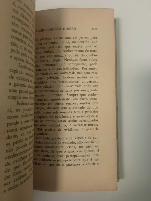 Os problemas da filosofia, Bertrand Russel
