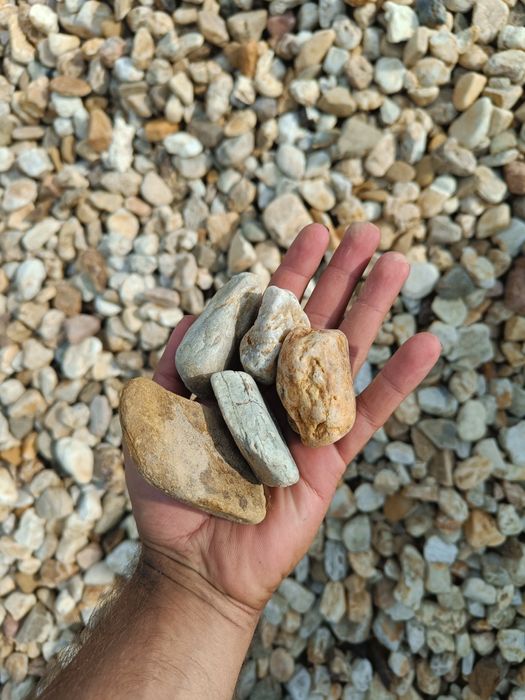 Żwir płukany 32-64, otoczak żółty, kamień ozdobny do ogrodu