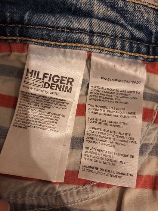 Tommy Hilfiger, damskie spodnie dżinsowe 7/8, r. 26/32
