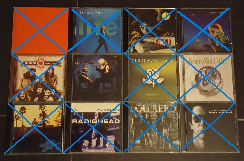 112 CDs (Pop/Rock, Hard Rock, Alternative Rock, Metal) desde 3€
