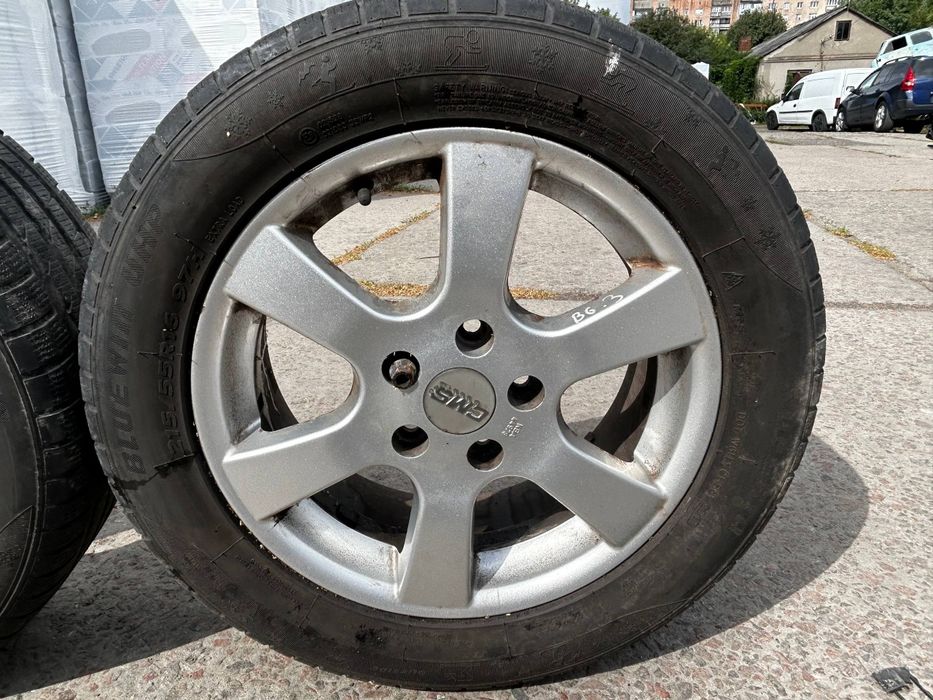 диски титани комплект дисків пасат б6 гольф 5 6 5/112 16 радіус Volkswagen