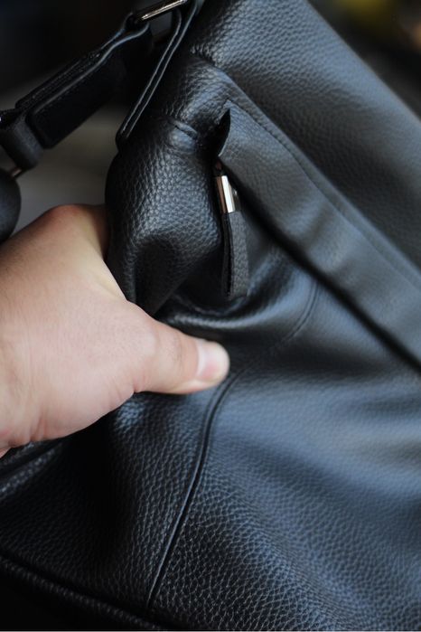 Сумка чоловіча шкіряна через плече / мужская кожаная сумка. А4