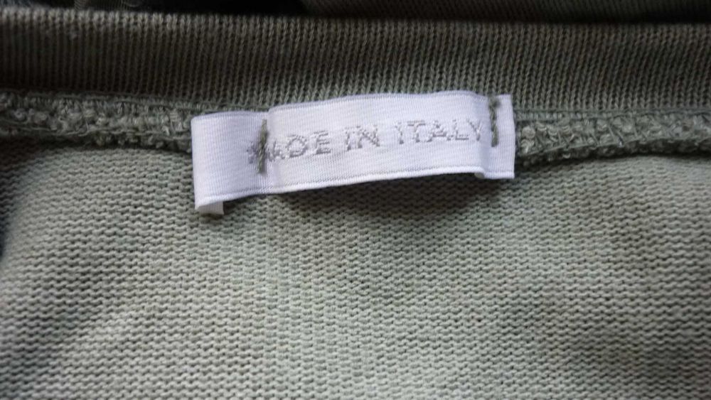 Made in Italy- dłuższa bluzka z jedwabiem  r; M/L