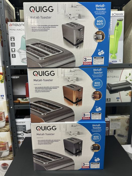 Німецький тостер Quigg 800W