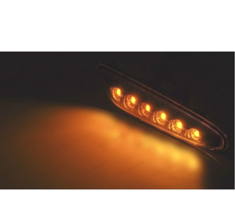 CONJUNTO DE INDICADORES LATERAIS LED PARA BMW E46 LIMOUSINE TOURING FUMADOS