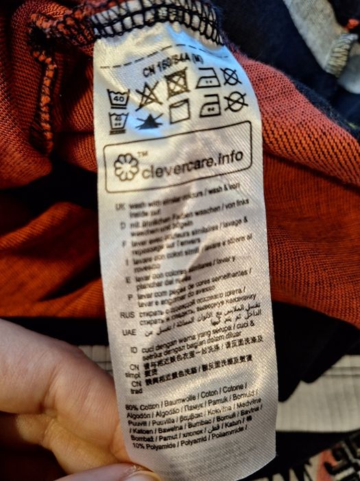 Sukienka tuba midi kolorowa na wiosnę w paski wyszczuplająca bawełna d