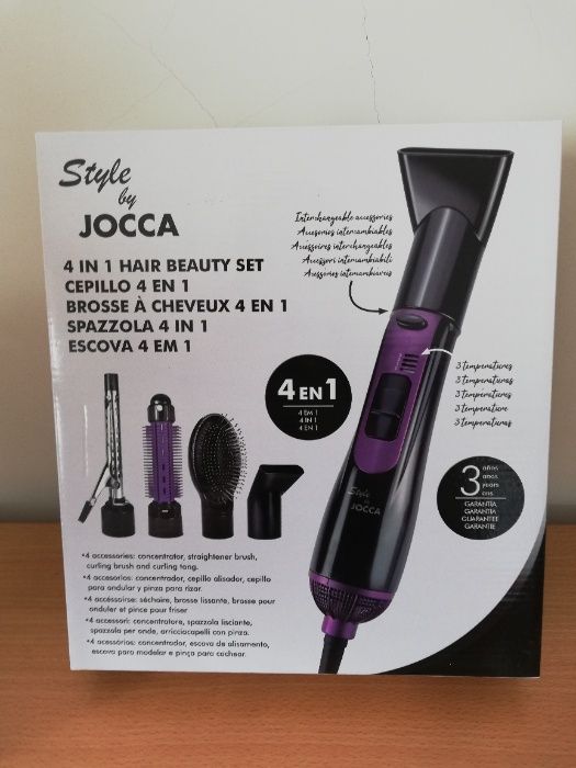 Conjunto de Escovas para Cabelo 4 em 1