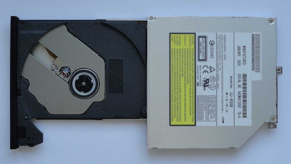 Napęd, nagrywarka DVD - RW, CD - RW Panasonic. Model UJ - 830B