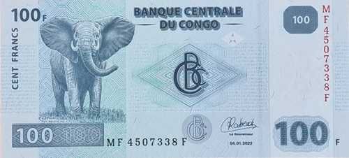 100 francos congoleses (CDF)