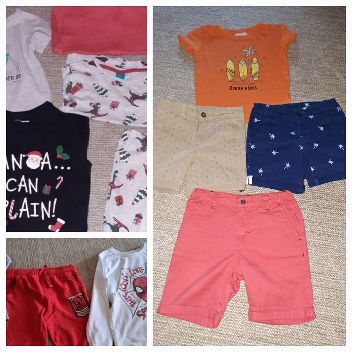 Ubrania chłopięce 18 szt rozm 122 cm