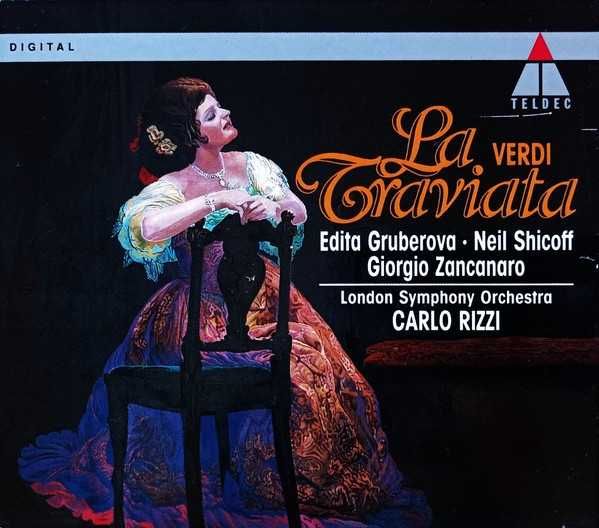 Verdi - Edita Gruberova, Neil Shicoff, Giorgio Zancanaro, London Symphony Orchestra, Carlo Rizzi - La Traviata - CD DUPLO