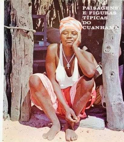 PAISAGENS E FIGURAS TÍPICAS DO CUANHAMA, de Maria Helena F. Lima - Lisboa 1969