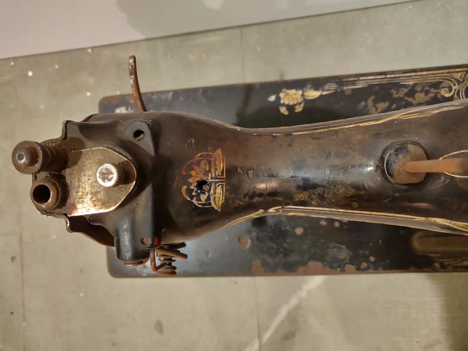 Stara zabytkowa maszyna do szycia Gritzner "V" 1915 r.