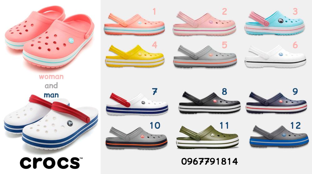Crocs crocband army/green Мужские Кроксы сабо крокбанд зеленые