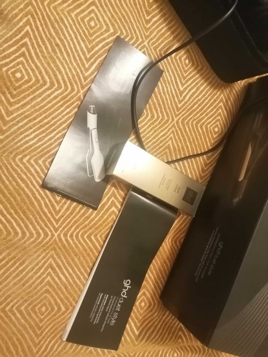 Prancha Ghd-coffret +óleo +estojo rígido de veludo preto o