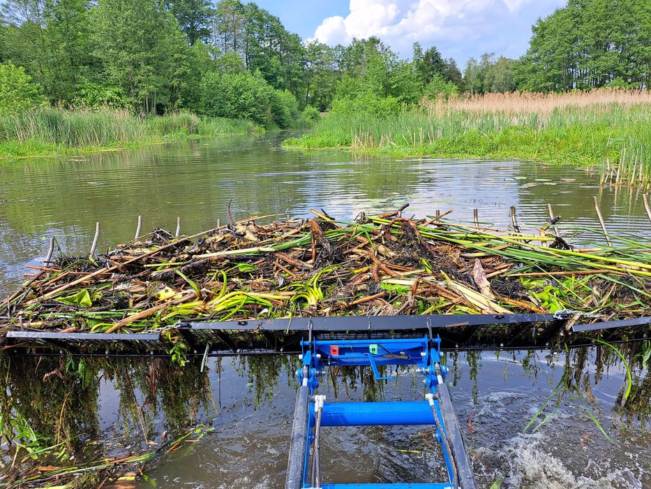 Koszenie trzcin odmulanie czyszczenie stawów i akwenów wodnych