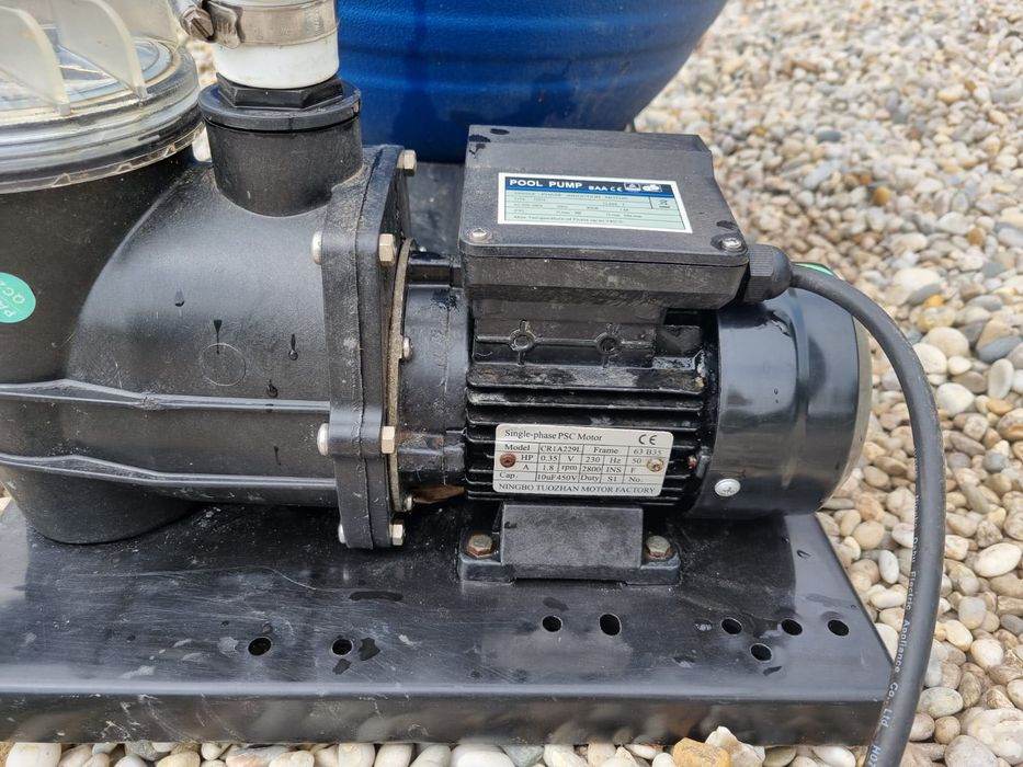 Motor e filtro para piscina
