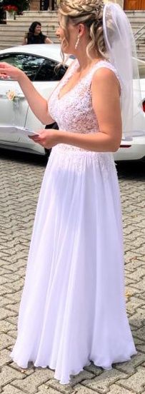 Suknia ślubna muślin