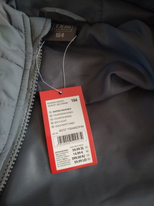 Kurtka chłopięca r. 164