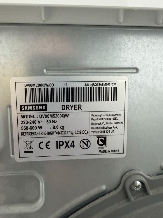 Suszarka Samsung DV90M5200QW