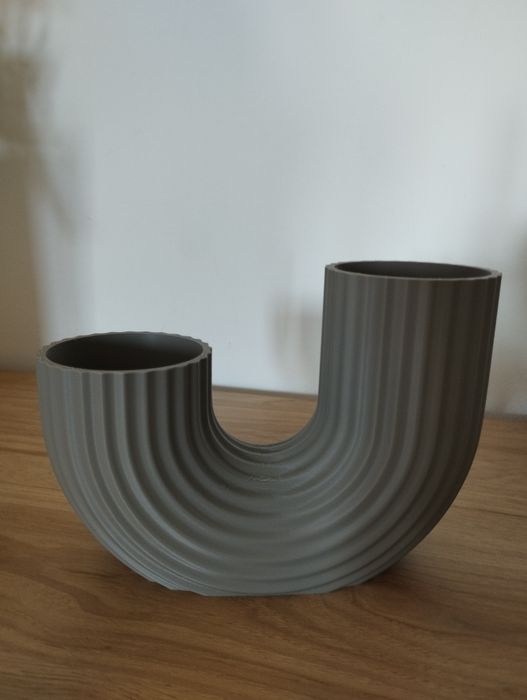 Vaso Decorativo Cinzento