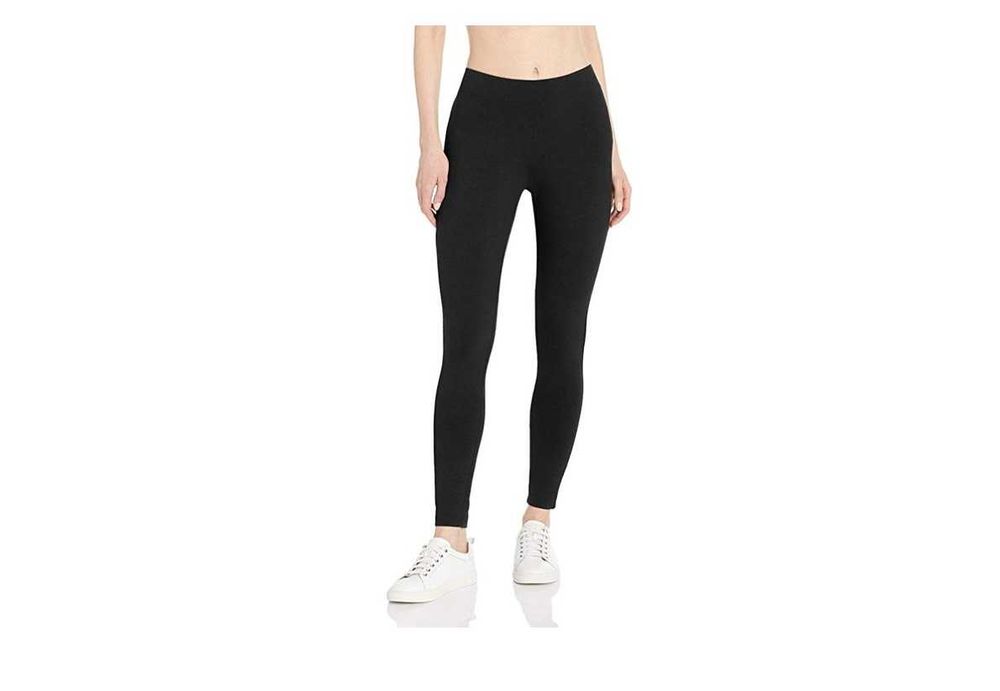 40 LABEL BE LEGGINSY damskie Nowe czarne 78cm
