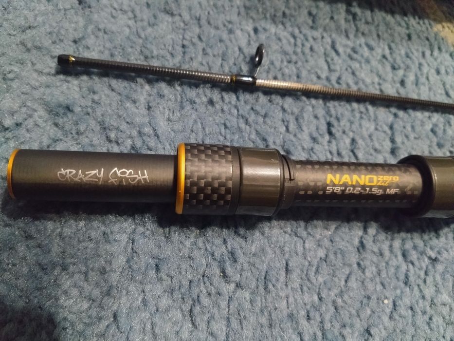 Спінінг Crazy fish nano Zero Hit 0,2-1,5gr