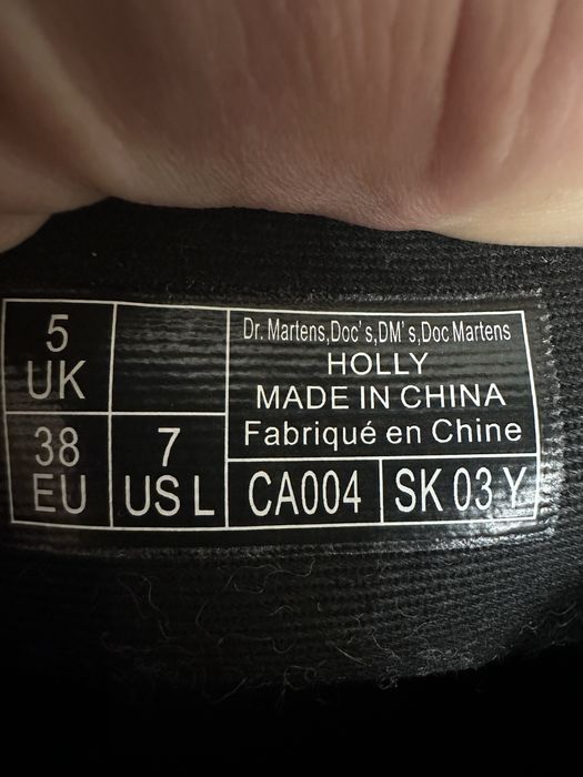 Туфлі Dr. Martens демісезонні