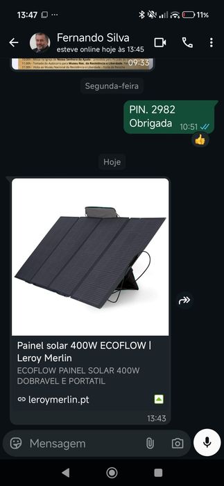 Placas solares portáteis