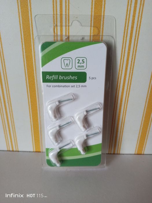 Czyściki do zębów Refill Brushers 2,5mm