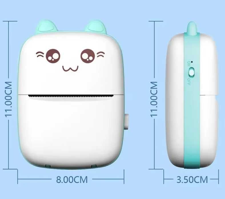 Дитячий міні принтер, термопринтер