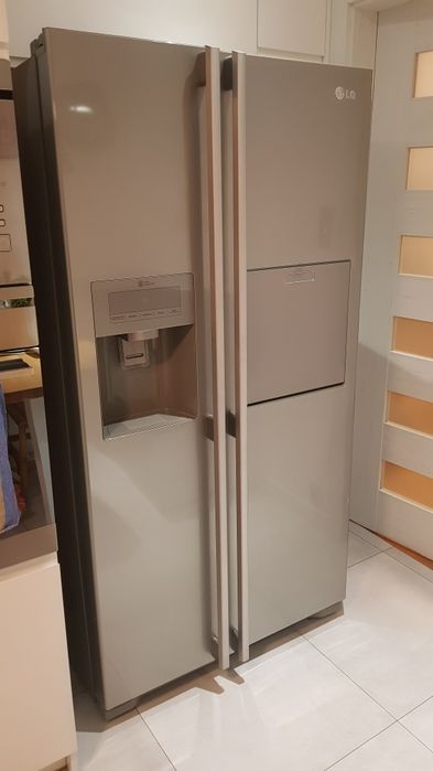 Lodówka Side by Side LG GS5162PVMV zbiornik na wodę kostkarka części