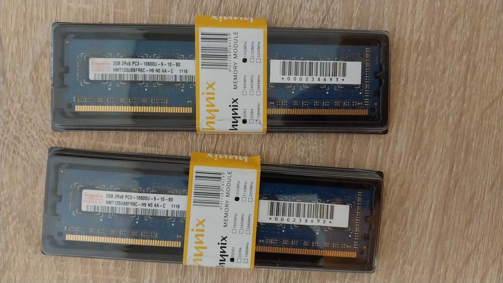 Оперативна памʼять Hynix DDR3 4Gb і 2Gb. Нові