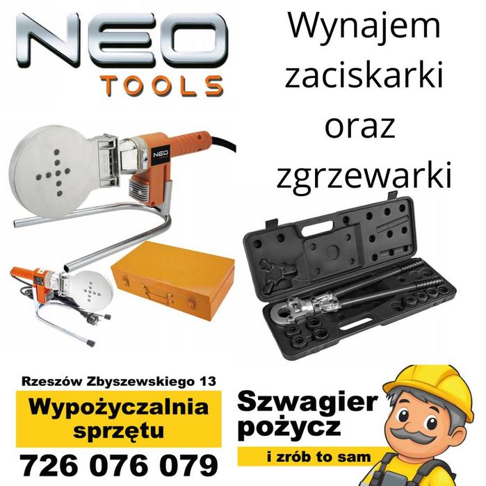 Wynajem - Urządzeń budowlanych