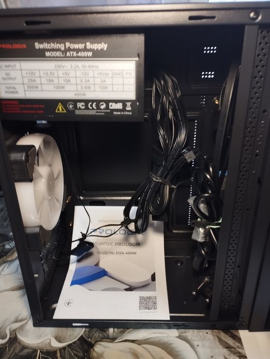 Корпус Prologix E124 400W Black