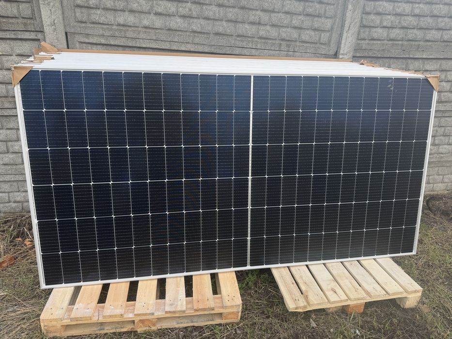 Сонячні панелі 550 W реалні фото, в наявності.