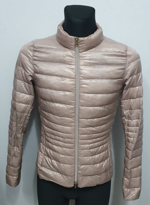 HERNO roz. 42 M extralekka kurtka damska PUCHOWA 95 % puch zamki LAMPO