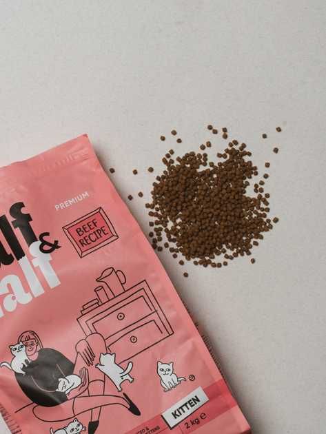 Преміум корм для кошенят Half&Half Kitten 1 кг/ 10 кг