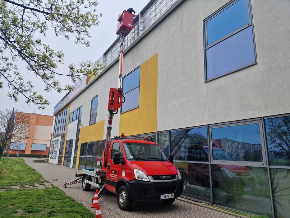 Podnośnik Koszowy, Zwyżka 20mb, Usługi Wynajem