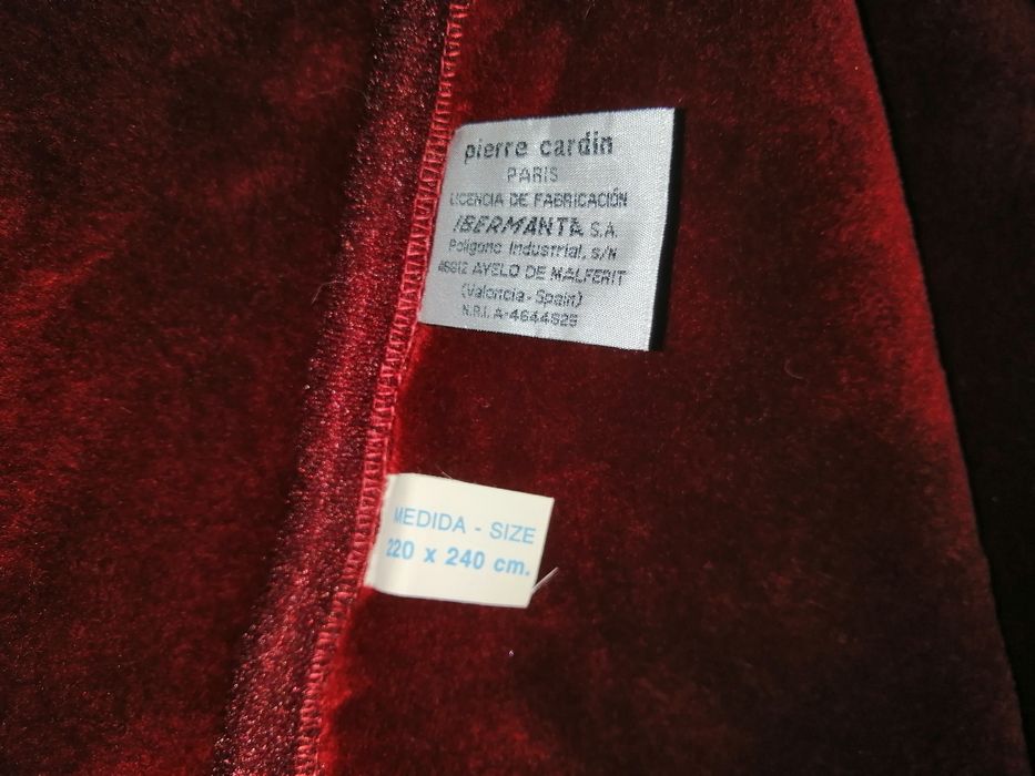 Cobertor de casal XL novo Pierre Cardin