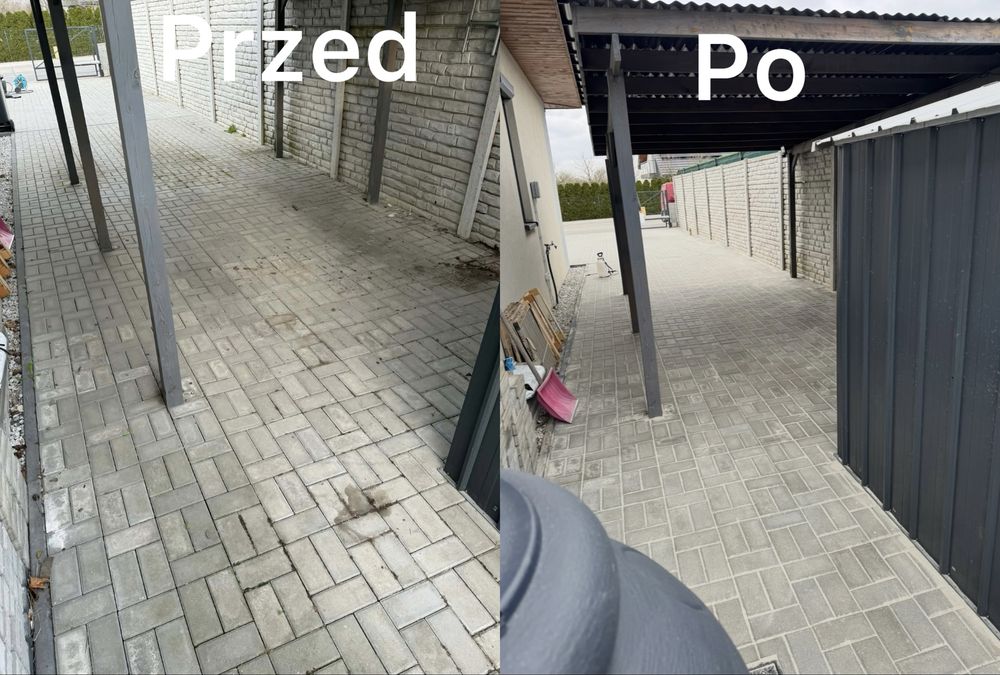 Profesjonalne mycie kostki brukowej – szybkie terminy!