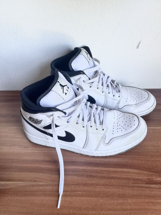 Nike air jordan 1 biało czarne 40
