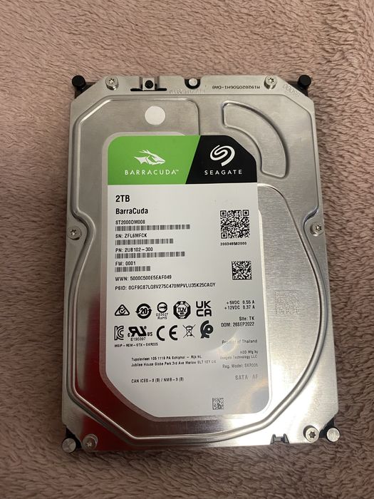 Жорсткий диск Seagate BarraCuda 2TB