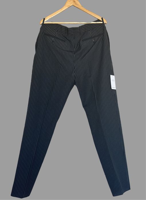 Костюм чоловічий Alexander McQueen в тонку смужку з вовни та мохеру