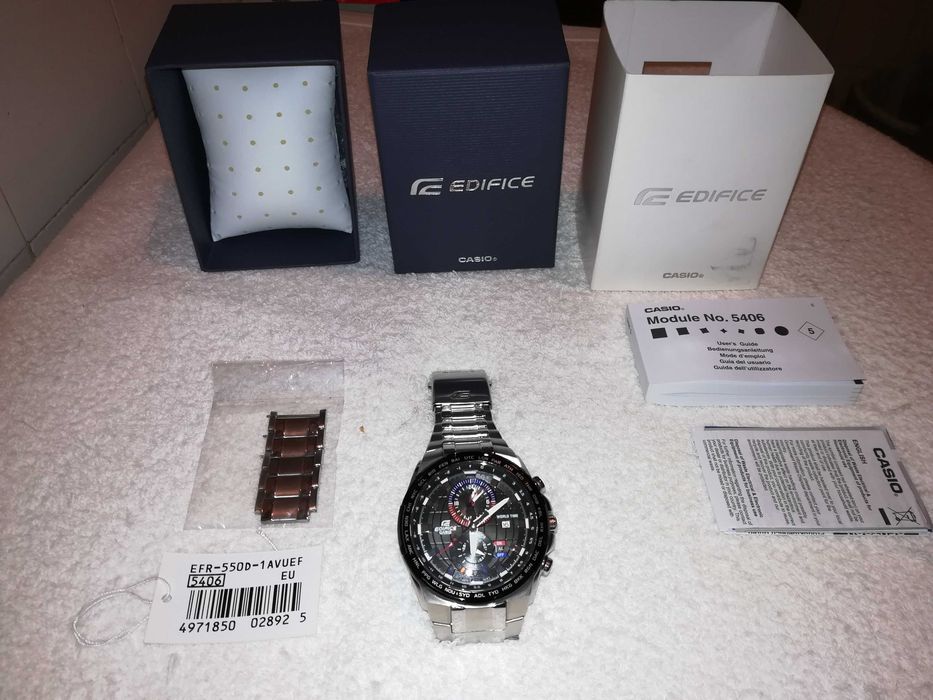 casio edifice efr 550d 1avuef (relógio)