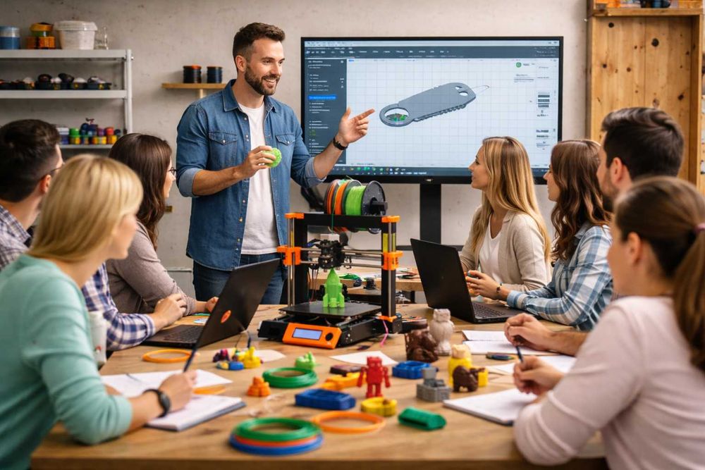 Druk 3D – lekcje i szkolenia | dzieci, młodzież, dorośli | voucher