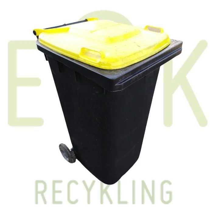 Używane pojemnik na odpady 240l niemiecki kosze na śmieci wysyłka 0 zł