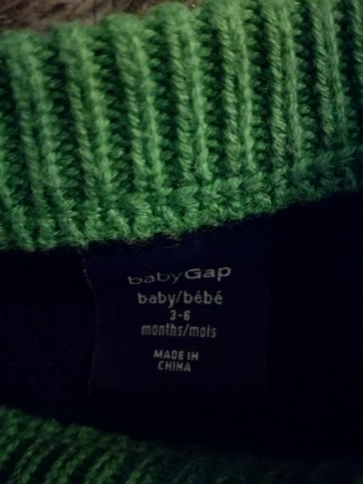 Komplet sweterkowe body GAP + trampki